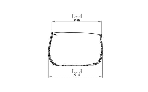 Blinde Design Stitch 50Concrete Planter - Graphite Finish - BLD.1.P.STI.50.Y.GH